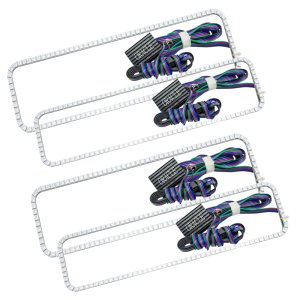 Ford F250 Headlight Halo Kit - ORACLE Lighting - ColorSHIFT w/o Controller - ColorSHIFT - `05-`07